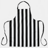 Niedliches Schwarz-Weiß-Muster Schürze (Vorderseite)