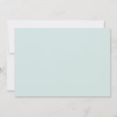 Niedliches Schwarz-Weiß-Panda in Bamboo Geburtstag Einladung (Rückseite)