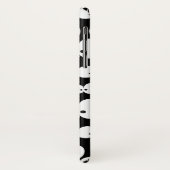 Niedliches Schwarz-Weiß-Spooky-Eyes-Muster Hallowe Case-Mate iPhone Hülle (Hinten/Links)