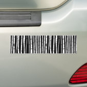Niedliches Schwarz-weißes Baumdiagramm Autoaufkleber (Auf Auto)
