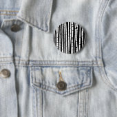 Niedliches Schwarz-weißes Baumdiagramm Button (Beispiel)