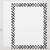 Niedliches Schwarz-weißes Labyrinth (Vorne/Hinten)