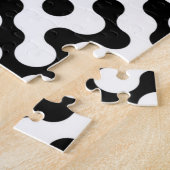 Niedliches Schwarz-weißes Labyrinth Puzzle (Seite)