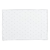 Niedliches Schwarz-weißes Polka-Muster Kissenbezug (Vorderseite-Rechts)