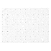 Niedliches Schwarz-weißes Polka-Muster Tischdecke (Vorderseite (Horizontal))