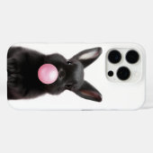Niedliches Schwarzblasen-Pink-Blasen-Kaugummi Case-Mate iPhone Hülle (Rückseite (Horizontal))