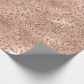 Niedliches Schwarzer Käse Leopard Hautbild Geschenkpapier (Ecke)