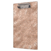 Niedliches Schwarzer Käse Leopard Hautbild Klemmbrett (Links)