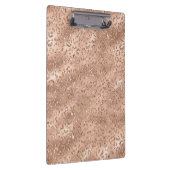 Niedliches Schwarzer Käse Leopard Hautbild Klemmbrett (Rechts)