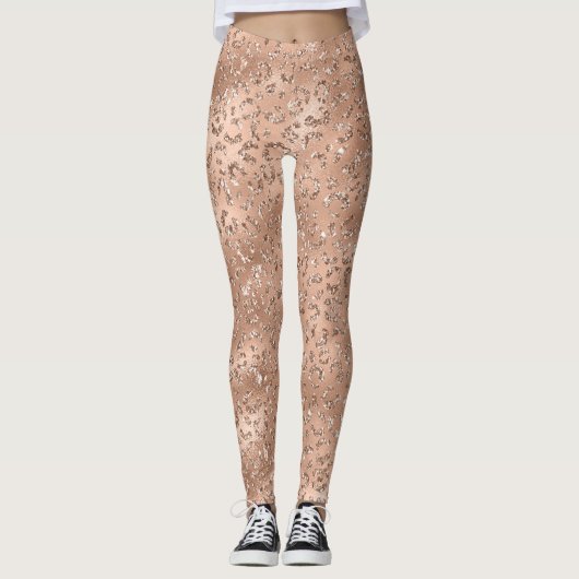 Niedliches Schwarzer Käse Leopard Hautbild Leggings (Vorderseite)