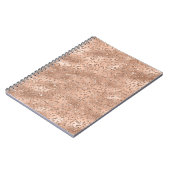 Niedliches Schwarzer Käse Leopard Hautbild Notizblock (Linke Seite)