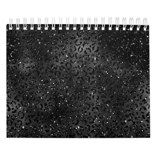 Niedliches Schwarzer Käse Leopard Hautfarbe Druckt Kalender (Titelbild)