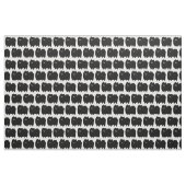 Niedliches Schwarzer Spitz-Hunde-Muster Stoff (Fat Quarter (45,7 x 55,9 cm))