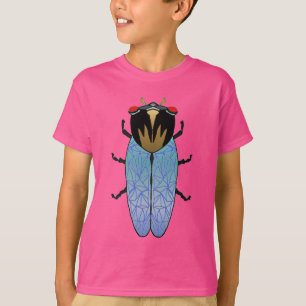 Niedliches Schwarzes Cicada T-Shirt