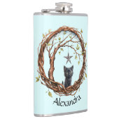 Niedliches Schwarzes Kätzchen beim Stern Flachmann (Rechts)