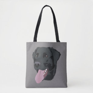Niedliches Schwarzes Lab Tasche