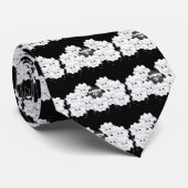 Niedliches Schwarzes Schaf Krawatte (Gerollt)