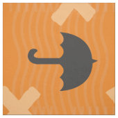 Niedliches Schwarzes Schirmmuster Stoff (Muster)