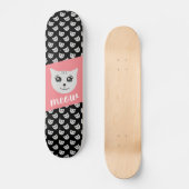 Niedliches schwarzes Skateboard. Skateboard (Vorderseite)