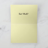 Niedliches Schwarzes Tan PopArt Bernedoodle Digita Karte (Innenseite)