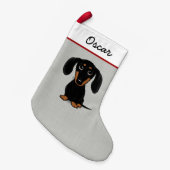 Niedliches Schwarzes und Kleiner Weihnachtsstrumpf (Vorderansicht (hängend))