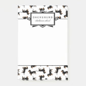 Niedliches Schwarzes und Post-it Klebezettel (Vorderseite)