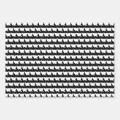 Niedliches Schwarzweißbild Geschenkpapier Set (Vorderseite 2)