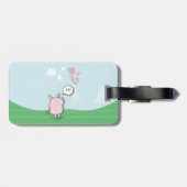 Niedliches Schwebschwein-Sprichwort Hi Gepäckanhänger (Rückseite horizontal)