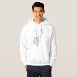 Niedliches Schwebschwein-Sprichwort Hi Hoodie