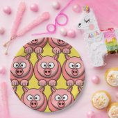Niedliches Schwein anpassen Pappteller (Party)