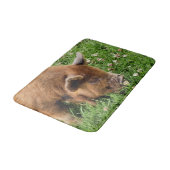 NIEDLICHES SCHWEIN BADEMATTE (Schrägansicht)