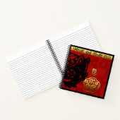 Niedliches Schwein Chinesisches Neujahr Zodiac Bir Notizblock (Innenseite)