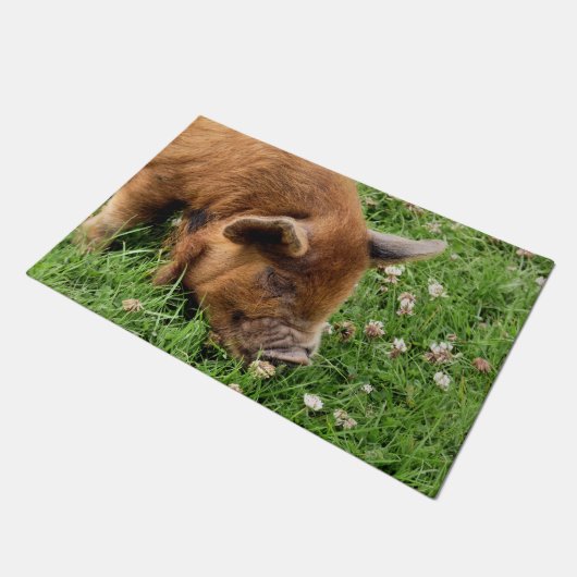 NIEDLICHES SCHWEIN FUßMATTE (Schrägansicht)