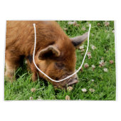 NIEDLICHES SCHWEIN GROßE GESCHENKTÜTE (Vorderseite)