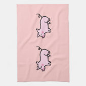 Niedliches Schwein Handtuch (Vertikal)