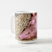NIEDLICHES SCHWEIN KAFFEETASSE (Vorderseite Links)