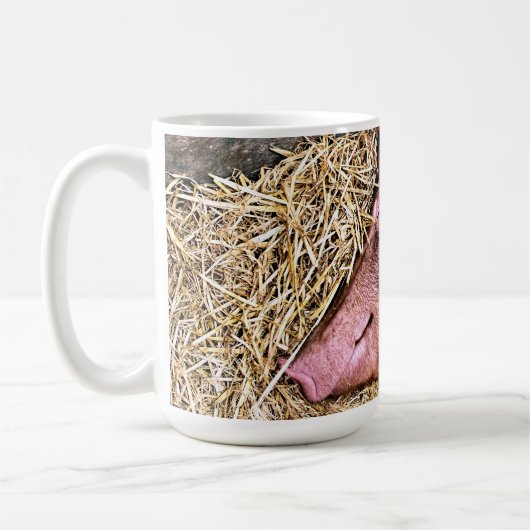 NIEDLICHES SCHWEIN KAFFEETASSE (Links)