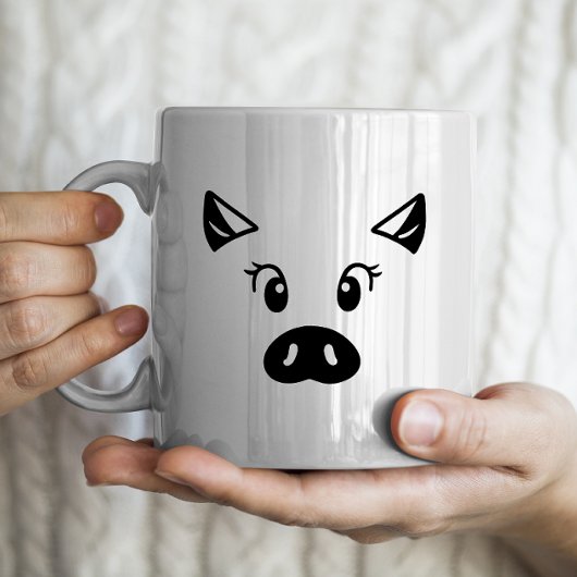Niedliches Schwein Kaffeetasse