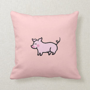Niedliches Schwein Kissen