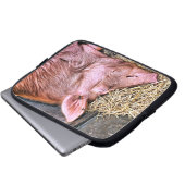 NIEDLICHES SCHWEIN LAPTOPSCHUTZHÜLLE (Vorne Knopf)