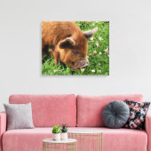 NIEDLICHES SCHWEIN LEINWANDDRUCK (Insitu (Wohnzimmer))