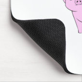 Niedliches Schwein, Little Pig, Schwein, Rosa Schw Mousepad (Ecke)