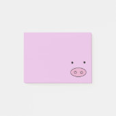 Niedliches Schwein, Little Pig, Schwein, Rosa Schw Post-it Klebezettel (Vorderseite)