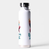 Niedliches Schwein mit farbigen Flügeln | Glaube a Trinkflasche (Links)