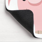 Niedliches Schwein mousepad (Ecke)