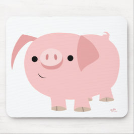 Niedliches Schwein mousepad