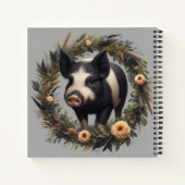 Niedliches Schwein Notizblock (Rückseite)