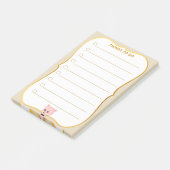 Niedliches Schwein Post-it Klebezettel (angewinkelt)