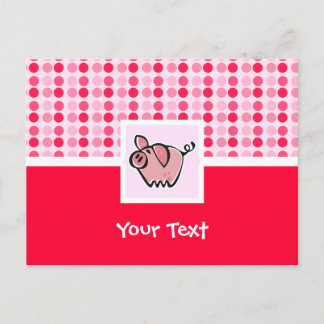 Niedliches Schwein Postkarte