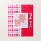 Niedliches Schwein Puzzle (Vertikal)